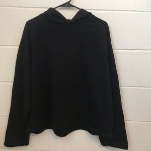 Zara Cropped Straight Arm Hoodie